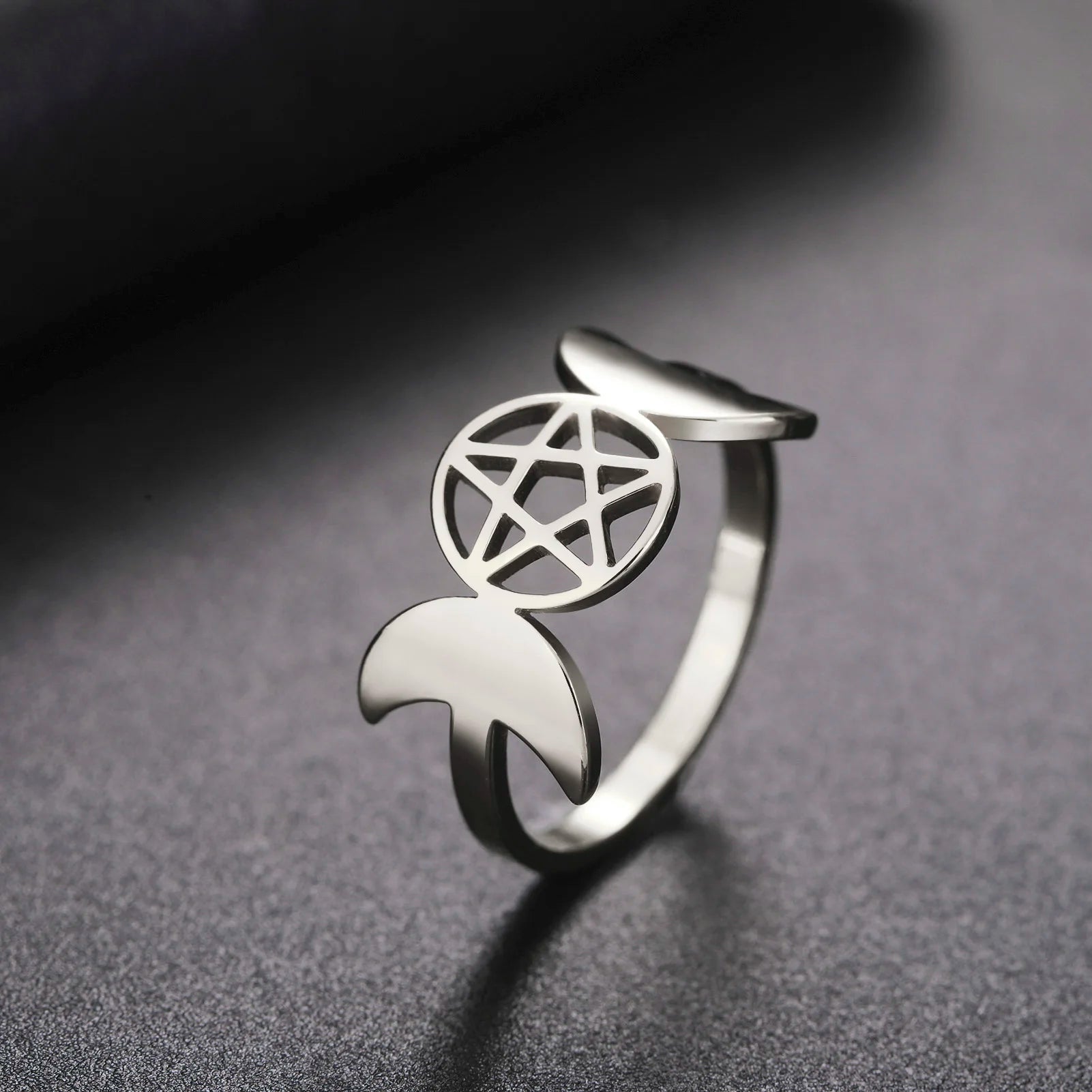 Kolmekordse Kuu Peen Naiste Nõidus Wicca hõbe A
