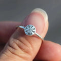 Viking-Ring Vegvisir Silber