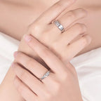 Anelli per Coppie Anello in Cristallo Zircone donna