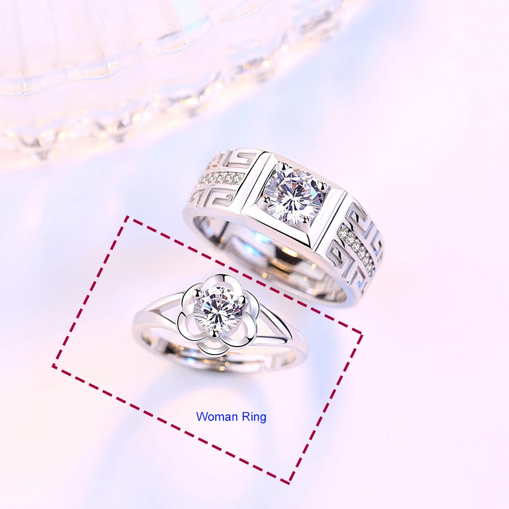 Anelli per Coppie Anello Fiore donna