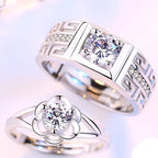 Anelli per Coppie Anello Fiore donna