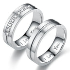 Ringe für Paare Love Ring Silber