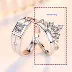 Ringe für Paare Königin Ring und Zirkon Damen