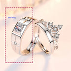 Ringe für Paare Königin Ring und Zirkon Herren