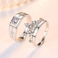Ringe für Paare Königin Ring und Zirkon