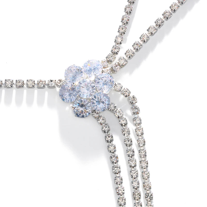 Schulter-Schmuck für Damen - Schlüsselbein- & Schulterkette Silber