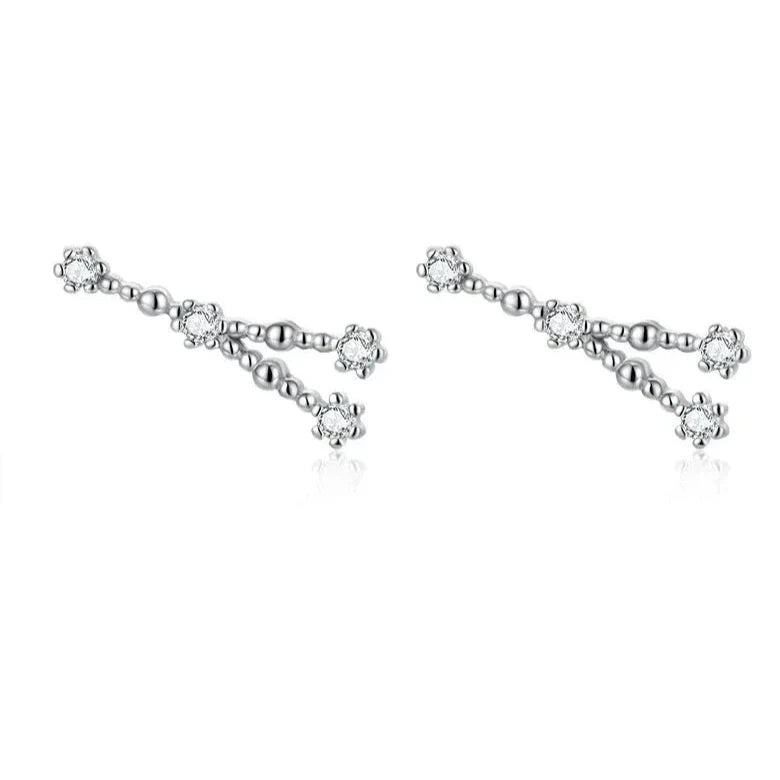 12 Constellations Zodiac Sign Earrings for Women Cancer