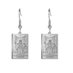 Boucles d'oreilles carte de tarot