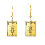 Boucles d'oreilles carte de tarot