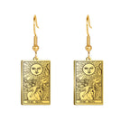 Boucles d'oreilles carte de tarot