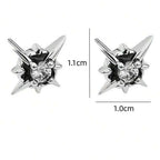 Boucles d'Oreilles Clou Etoile pour Homme