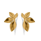 Boucles d'Oreilles Clou Fleurs or