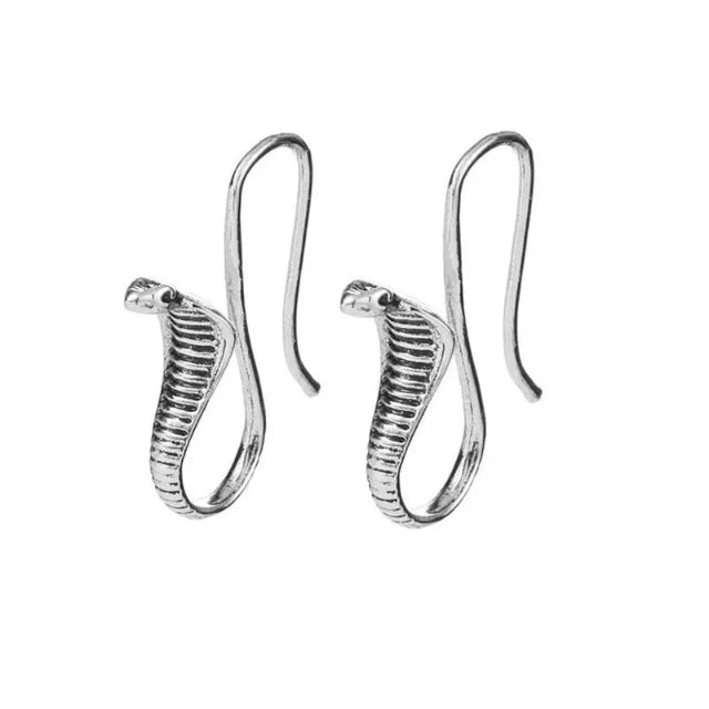 Orecchini Egitto Cobra argento