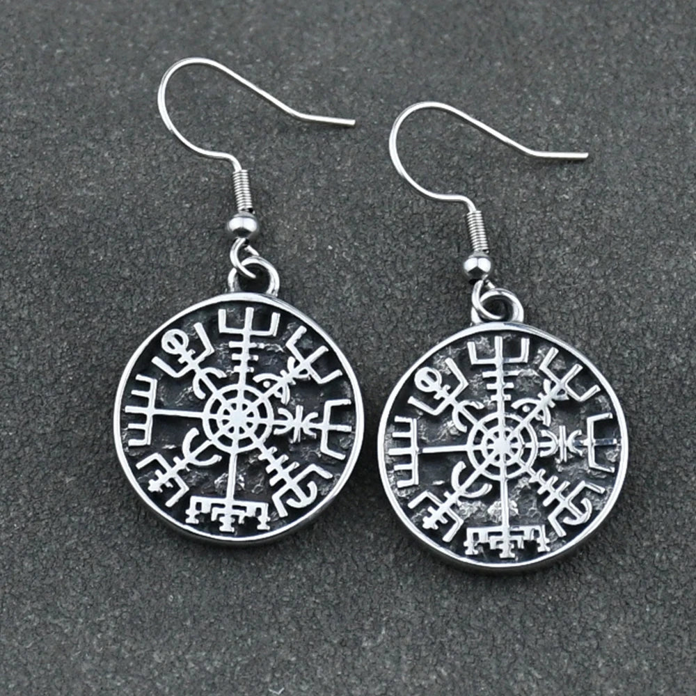 Viseće naušnice Kompas Vegvisir Viking