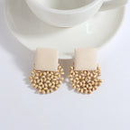 Bohemian Style Dangling Earrings with Natural Effect 