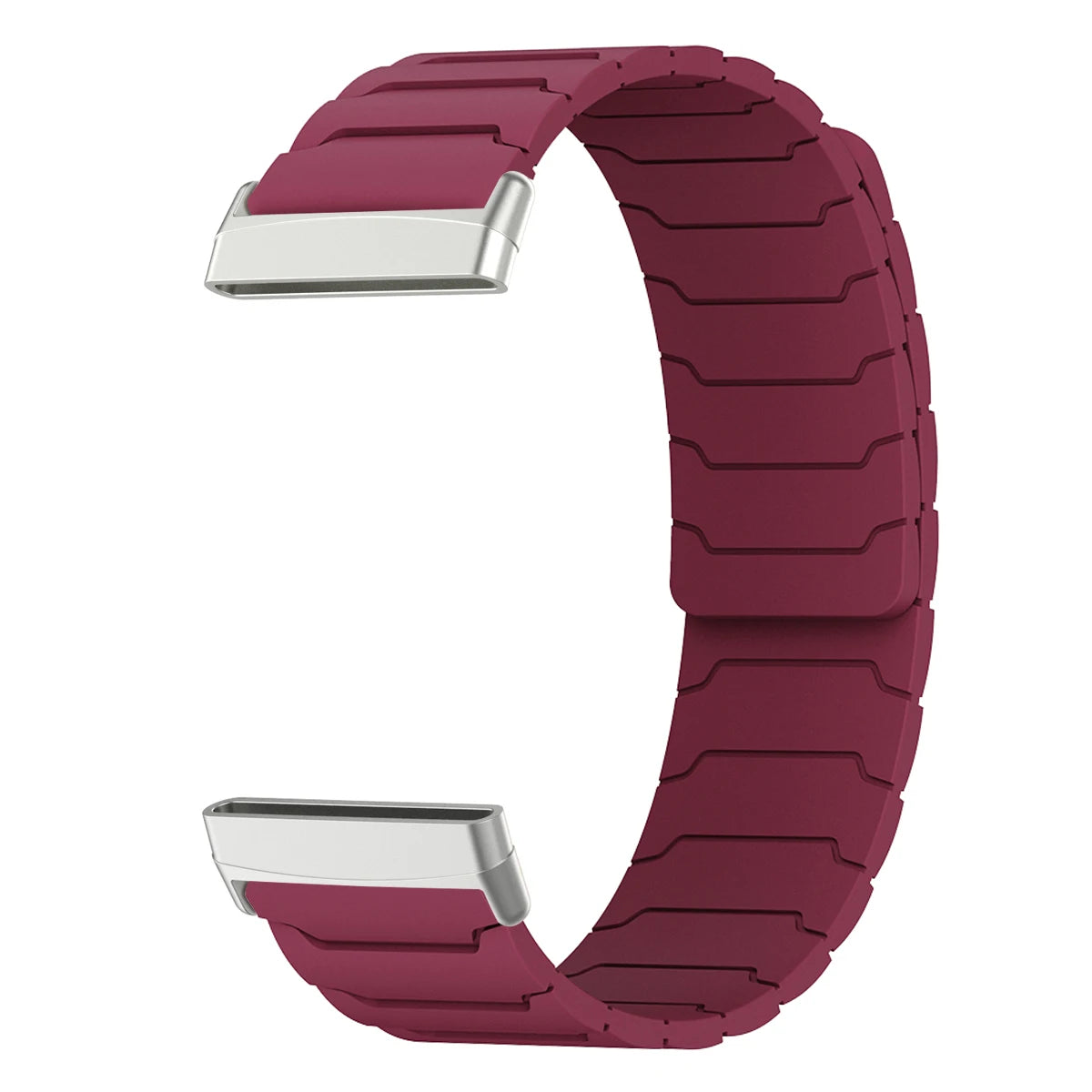 Magnetni pašček za uro Fitbit Versa 3, Versa 4, Sense 1 in Sense 2 bordo