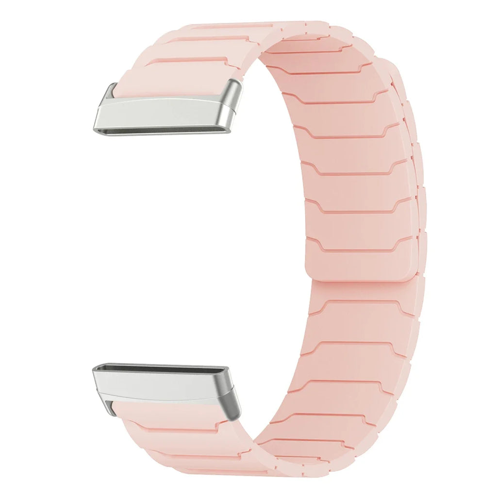 Magnetni pašček za uro Fitbit Versa 3, Versa 4, Sense 1 in Sense 2 roza