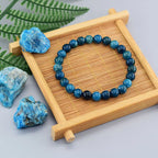 Blaues Apatit-Armband 