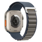 Bracelet Apple Watch à Boucle Sport gris bleu