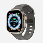 Bracelet Apple Watch en Silicone Chirurgical  gris