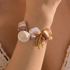 Muschelarmband mit schönen Perlmuttperlen