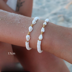 Bracelet avec coquillage Cauri et perles