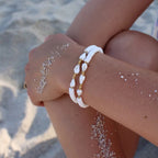 Bracelet avec coquillage Cauri et perles