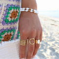 Bracelet avec coquillage Cauri et perles