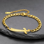 Bracelet avec épée Ali Zulfiqar arabe or