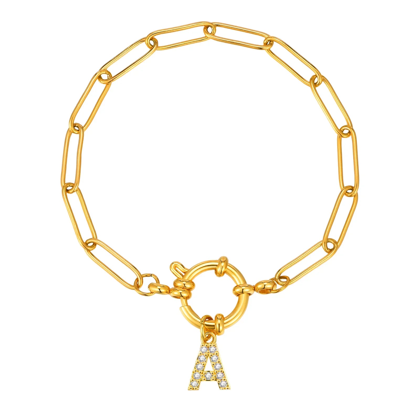 Bracelet personnalisé avec initiale a
