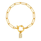 Bracelet personnalisé avec initiale b