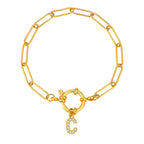 Bracelet personnalisé avec initiale c