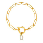 Bracelet personnalisé avec initiale d