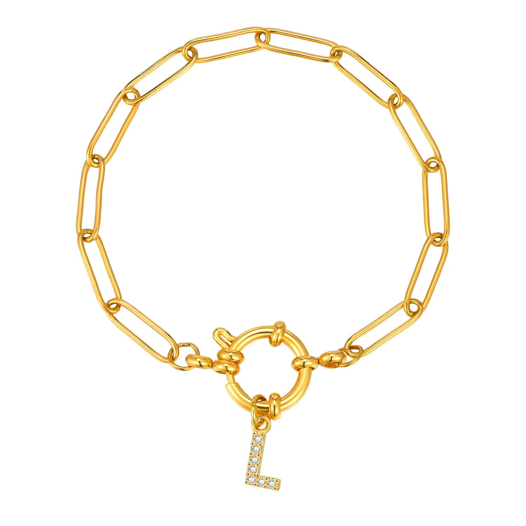 Bracelet personnalisé avec initiale l