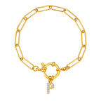 Bracelet personnalisé avec initiale p