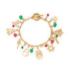 Armband mit Weihnachtsanhängern