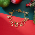 Armband mit Weihnachtsanhängern