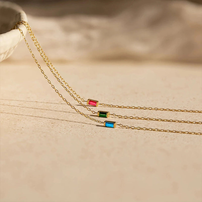 Bracciale con Pietra di Nascita Colorata