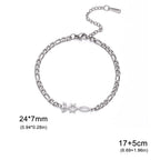 Armband met Joodse symbolen Menorah en de <span data-glossary-id="StarOfDavid">Davidster</span> zilver