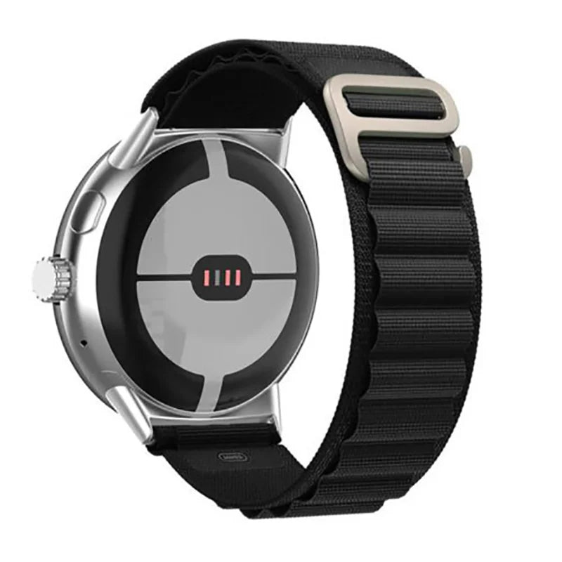 Armband Alpine Smartwatch Google Pixel Watch 1 & 2 met zwarte gesp