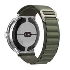 Armband Alpine Smartwatch Google Pixel Watch 1 & 2 met groene gesp