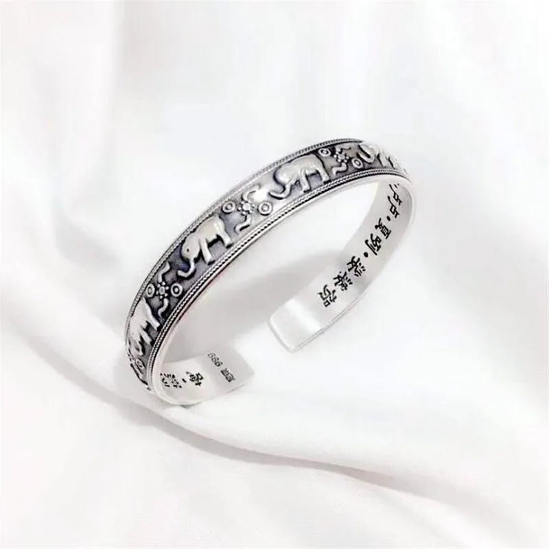Bracelet Bouddhiste avec Eléphants