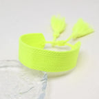 Soft Pastel Handmade Brazilian Bracelet yellow