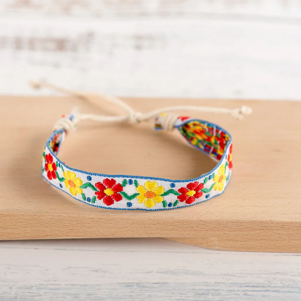 Bracelet Brésilien Style Été jaune
