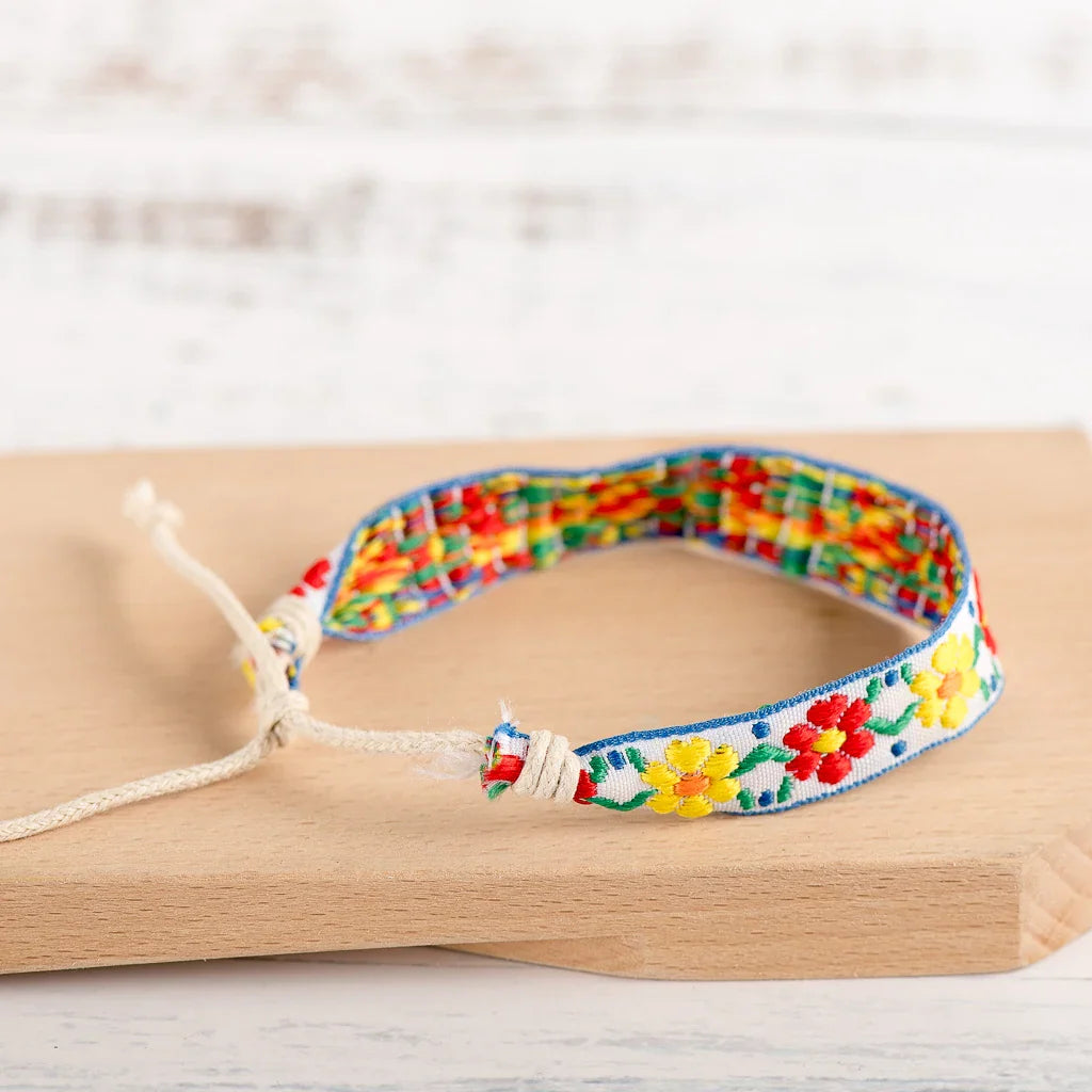Bracelet Brésilien Style Été jaune