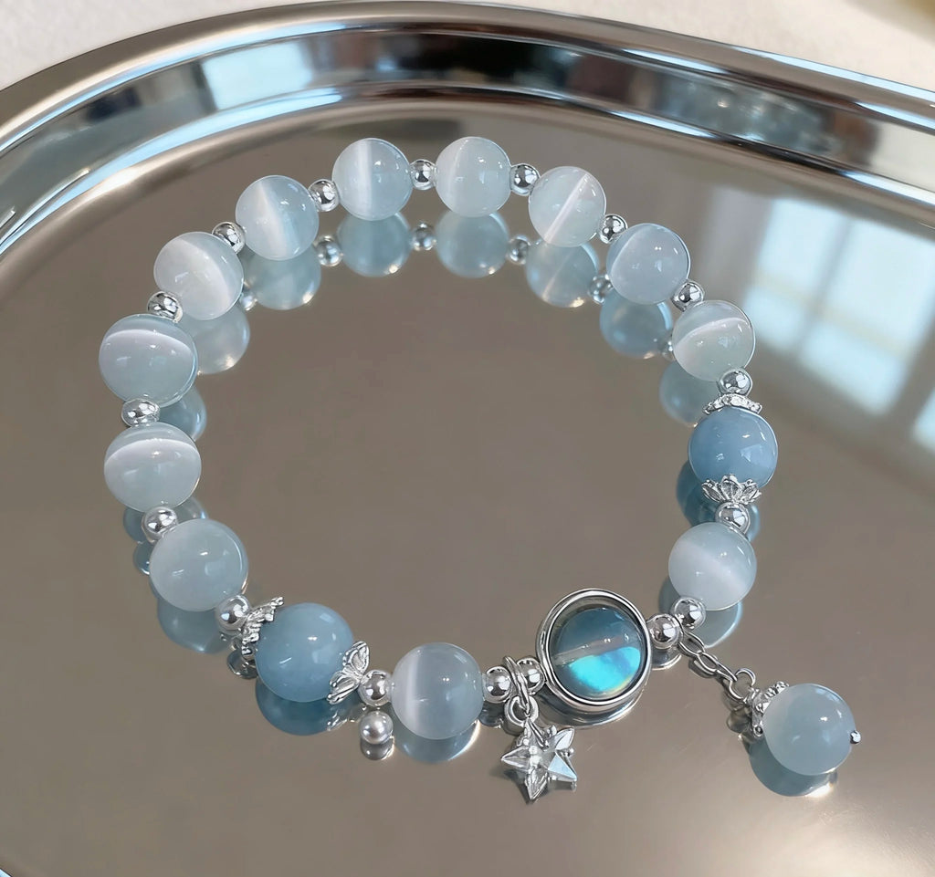 Celestial armbånd med månesten