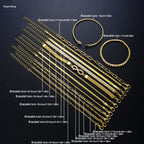 Bracelet Cœur Infini Argent et Or (Lot de 3 Bracelets)
