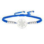 Bracciale Colorato Cubo di Metatron blu