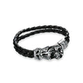 Totenkopf-Kordelarmband 