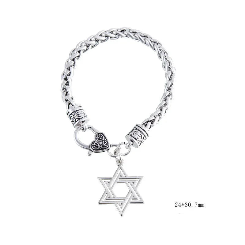Cubaanse armband met de symbolische Joodse <span data-glossary-id="star-of-david">Davidster</span>